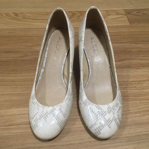 ALDO Snake Skin Wedge Heel